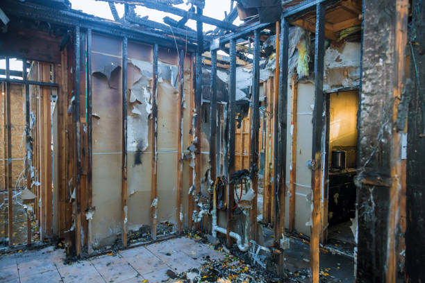 Professional Fire Damage Repair technician working in Akron, IN